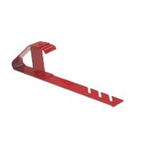 Qual-Craft Fixed Roof Bracket, Adjustable, Steel, Red, PowderCoated 2505